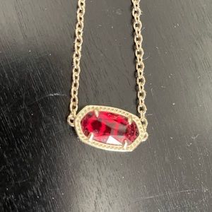 Kendra Scott’s Elaina Adjustable Chain Bracelet in Ruby Red
